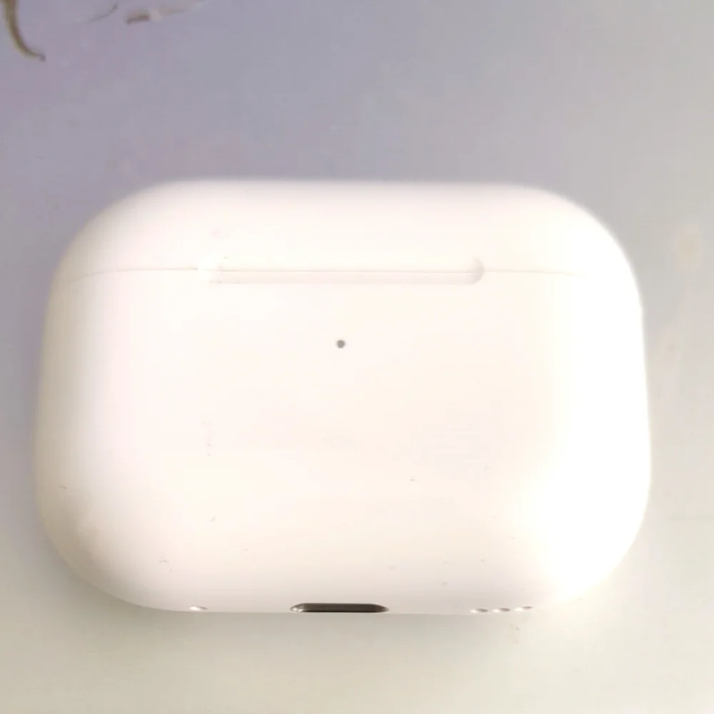 White Apple Earbuds
